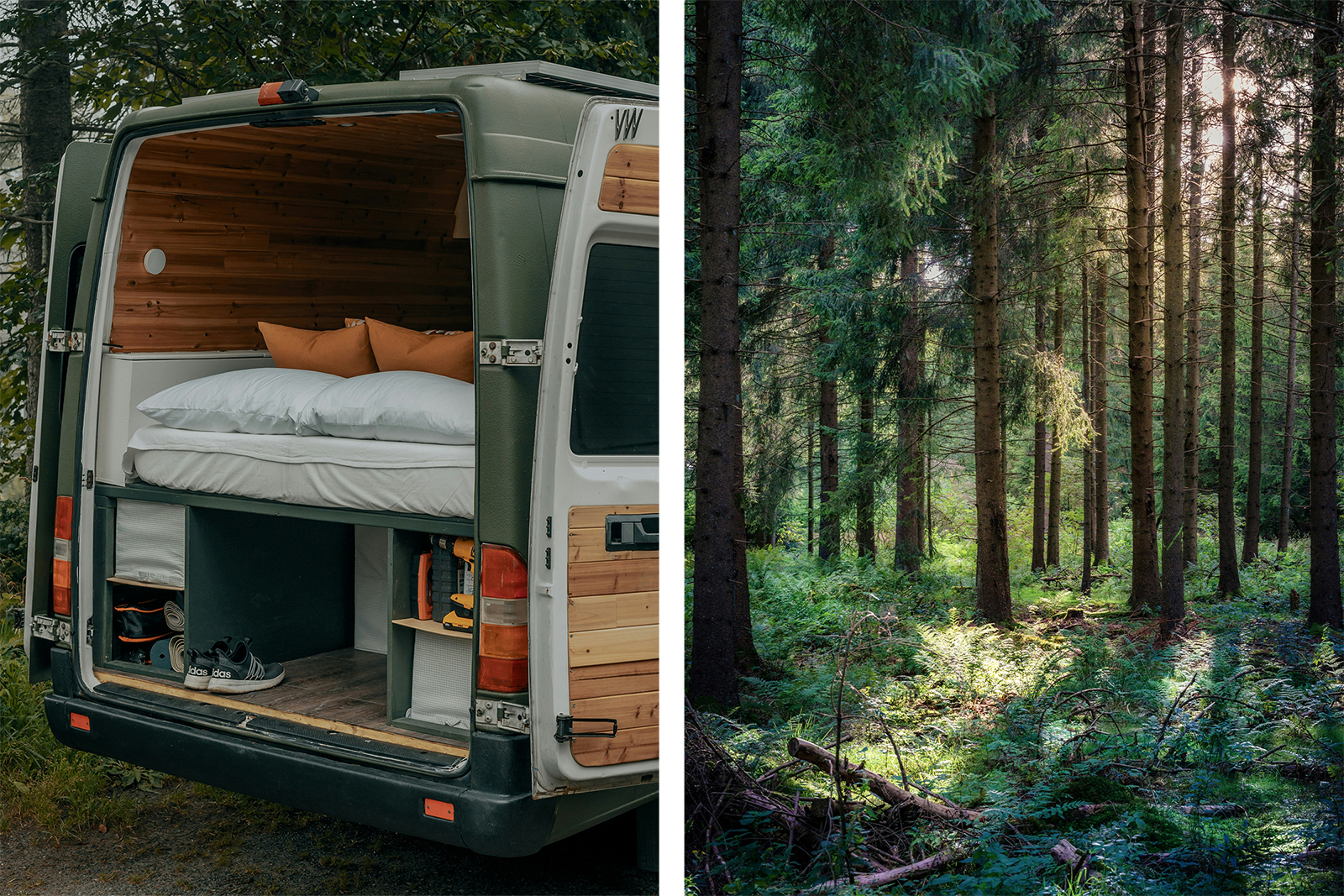 Boondocking campervan