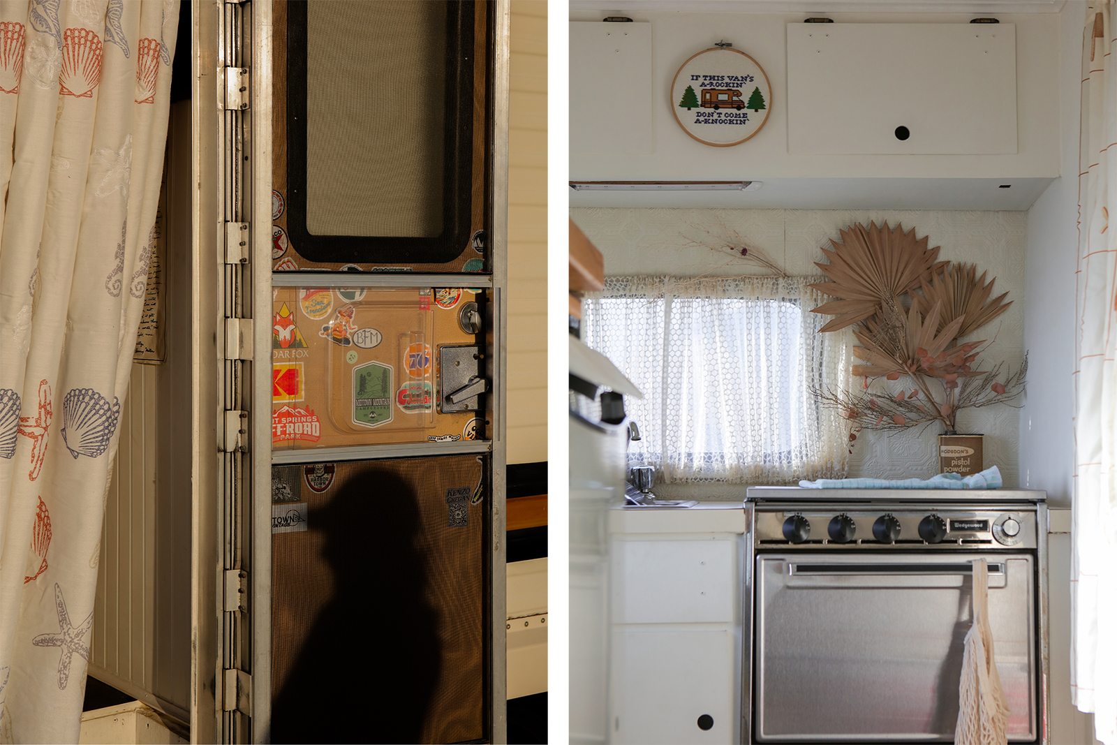 Vintage camper interior