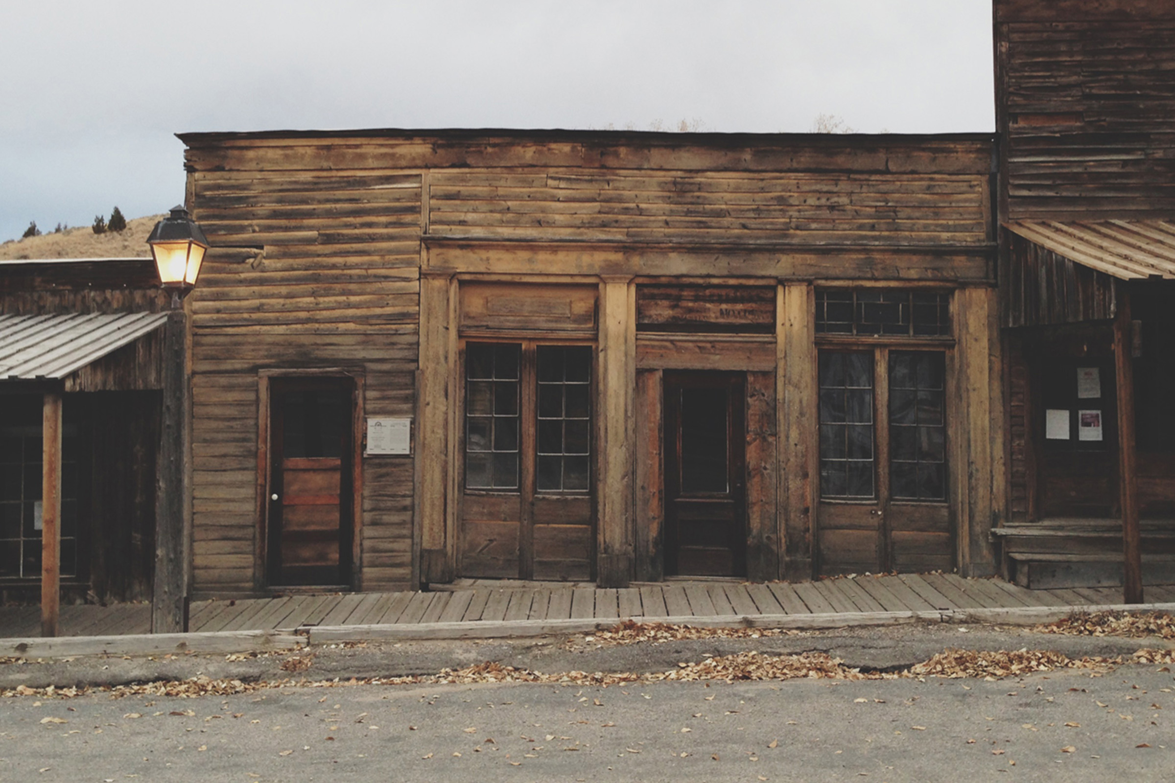 Ghostly building