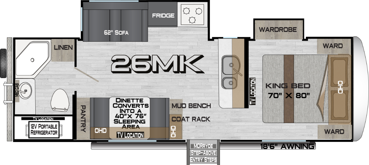 Northwood Arctic Fox 26MK