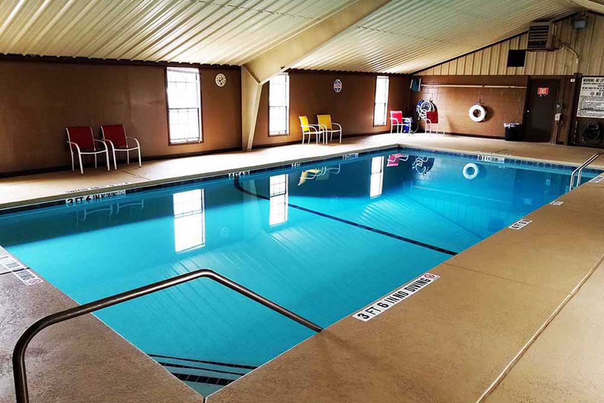 Indoor rectangular pool
