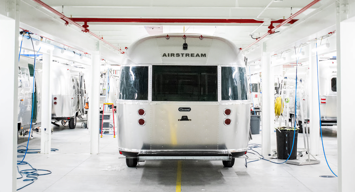 Airstream travel trailer factory