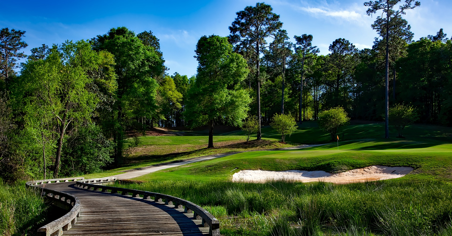 Golf course near The Gulf