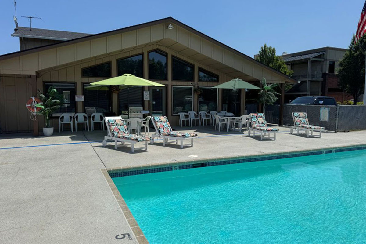 Pool near clubhouse.