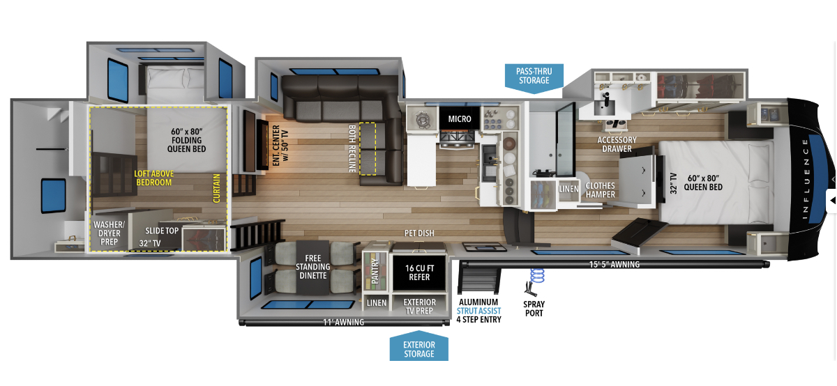 Grand Design Influence 3804DS