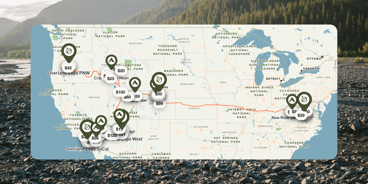 Hipcamp x Overland Expo