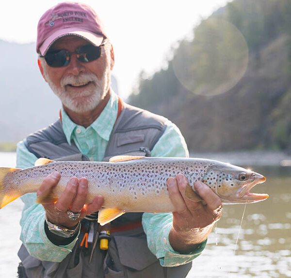 Man holding fish