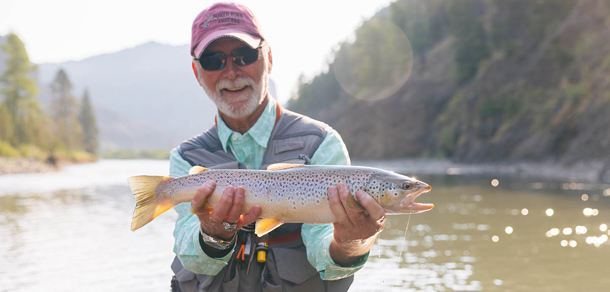 Man holding fish