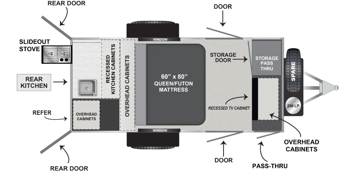 Encore RV Rǒg 12RK-FB