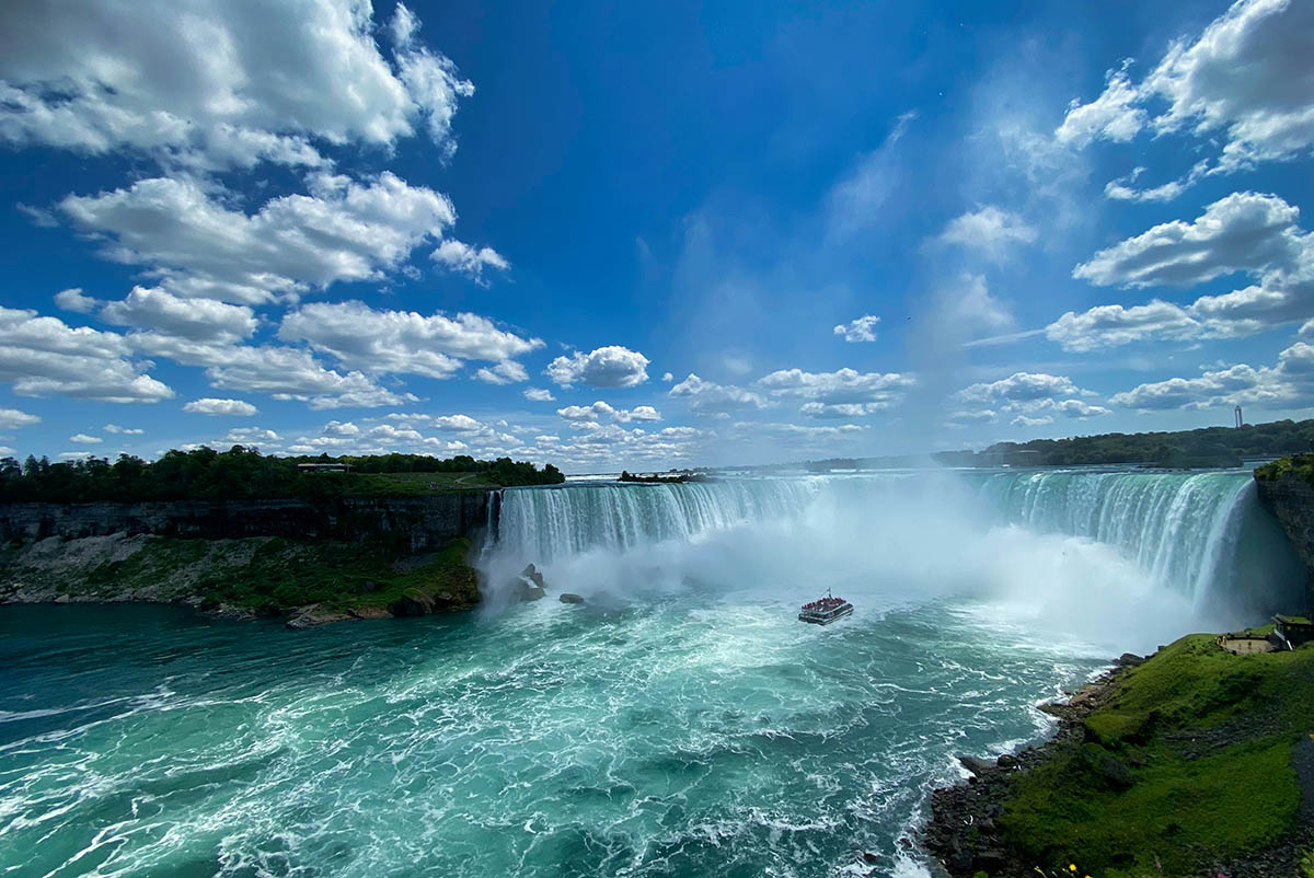 Niagara Falls near the border