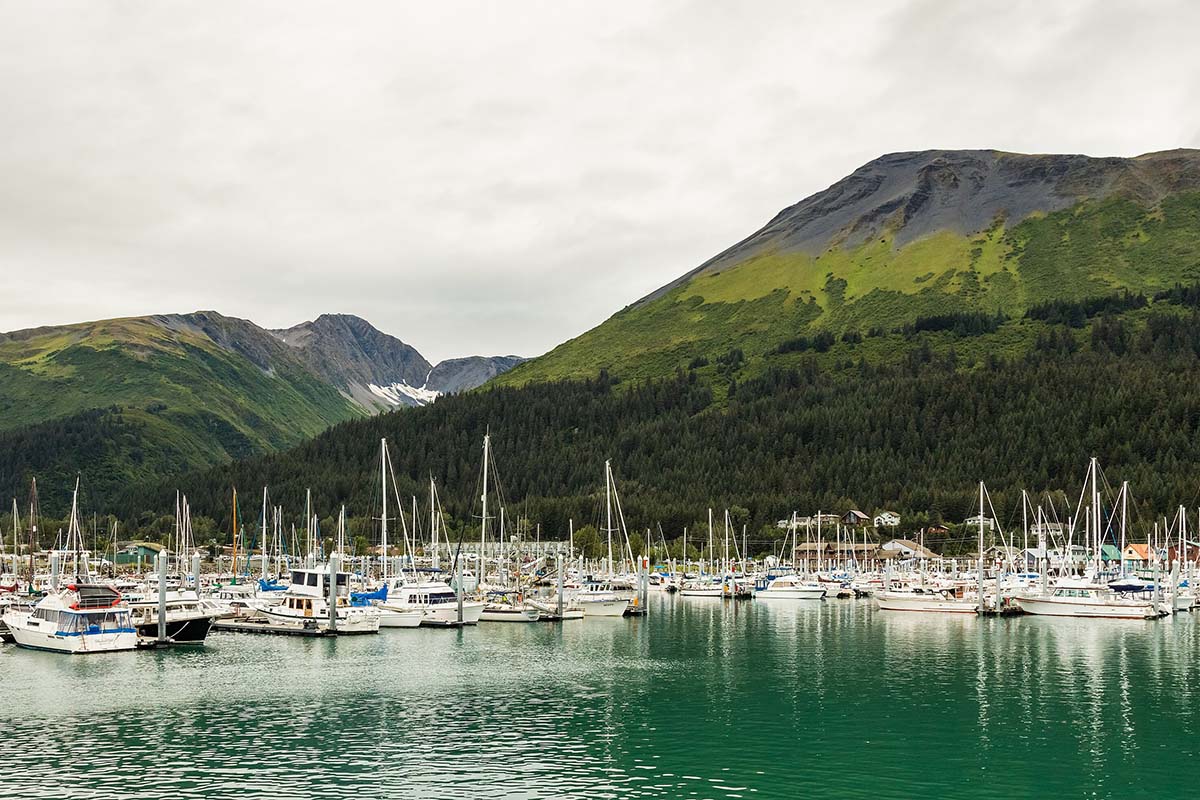 Seaward port.