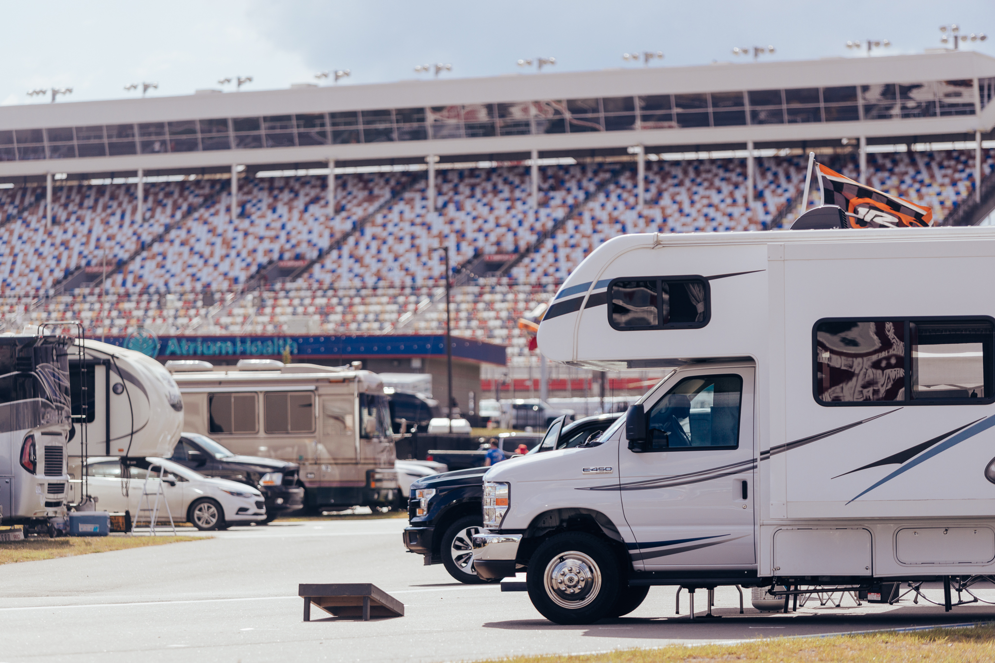 Daytona infield camping